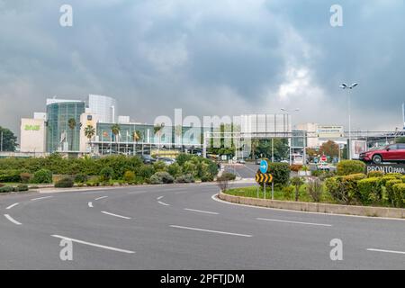 Lisbon, Portugal - December 6, 2022: Humberto Delgado Airport (IATA: LIS, ICAO: LPPT), informally Lisbon Airport and formally Portela Airport. Stock Photo