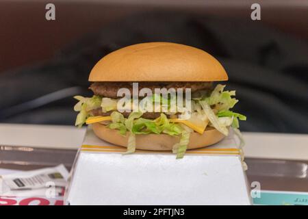 Lisbon, Portugal - December 6, 2022: Gluten free Big Mac's Stock Photo