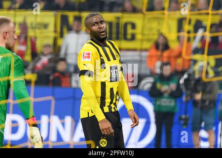Germany. 18th Mar, 2023. Anthony MODESTE (DO) looks to the side, soccer 1st Bundesliga, 25th matchday, Borussia Dortmund (DO) - 1st FC Cologne (K) 6: 1, on March 18th, 2023 in Dortmund / Germany. Credit: dpa picture alliance/Alamy Live News Stock Photo