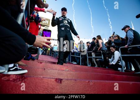 Los Angeles Memorial Coliseum plays host to the NASCAR Cup Series for the Busch Light Clash at The Coliseum in Los Angeles, CA, USA. Stock Photo