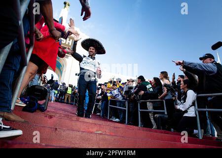 Los Angeles Memorial Coliseum plays host to the NASCAR Cup Series for the the Busch Light Clash at The Coliseum in Los Angeles, CA, USA. Stock Photo