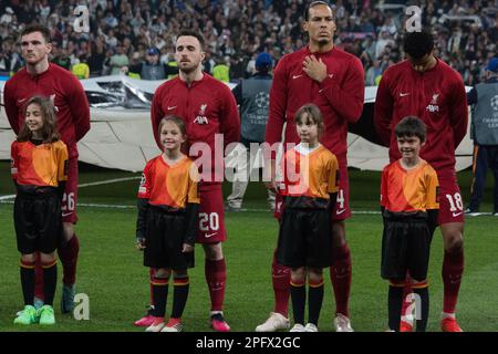 Madrid, Madrid, Spain. 15th Mar, 2023. Liverpool former team. (Credit Image: © Jorge Gonzalez/Pacific Press via ZUMA Press Wire) EDITORIAL USAGE ONLY! Not for Commercial USAGE! Stock Photo