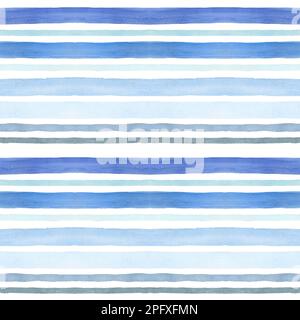 Watercolor Stripe Blue Seamless Pattern Texture Background. Watercolour  Hand Drawn Striped Textured Irregular Abstract Modern Trendy Illustration.  Print For Wrapping, Textile, Fabric, Wallpaper. Stock Photo, Picture and  Royalty Free Image. Image 97503557.