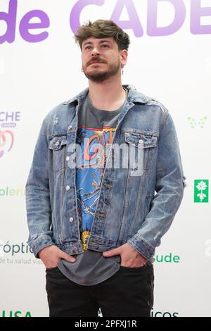 Madrid, Spain. 18th Mar, 2023. Cepeda attends the 'La Noche De Cadena 100' charity concert photocall at Wizcink Center in Madrid. Credit: SOPA Images Limited/Alamy Live News Stock Photo