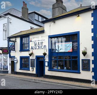 Blue Anchor public house, Fore Street, Brixham, England, UK Stock Photo