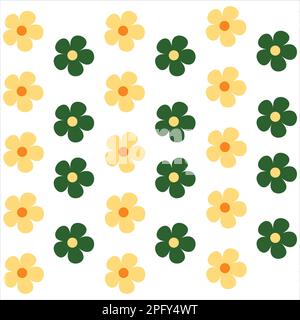 Flower design pattern. Colorful floral design pattern. Floral design pattern. Floral pattern Stock Vector