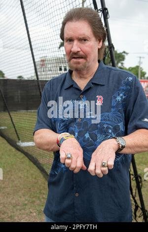 Wade Boggs is seen with festivalgoers at the Innings Festival on Saturday,  March 18, 2023, at Raymond James Stadium in Tampa, Fla. (Photo by Amy  Harris/Invision/AP Stock Photo - Alamy