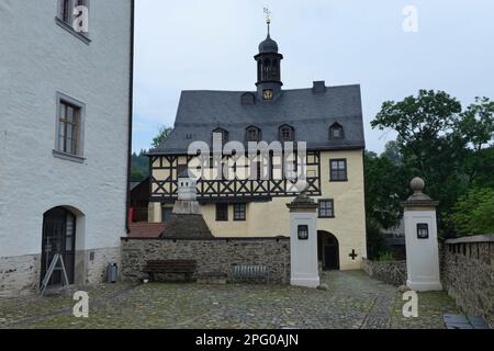 Burgk Castle, Thuringia, Germany Stock Photo
