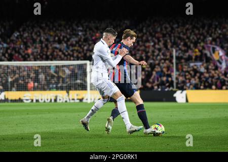 Madrid, Madrid, Spain, Spain. 19th Mar, 2023. MADRID, SPAIN - MARCH 19: La Liga match between FC Barcelona and Real Madrid CF at Camp Nou Stadium on March 19, 2023 in Madrid, Spain. (Credit Image: © Sara Arib/PX Imagens via ZUMA Press Wire) EDITORIAL USAGE ONLY! Not for Commercial USAGE! Credit: ZUMA Press, Inc./Alamy Live News Stock Photo