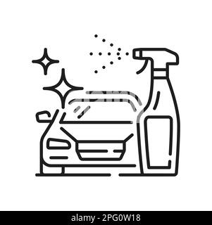 manual car wash icon vector outline illustration Stock Vector Image ...