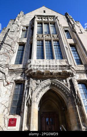 Chicago, Illinois, USA. Eckhart Hall on the campus of the University of Chicago. Stock Photo