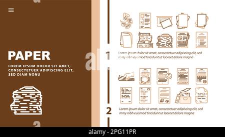 paper white torn empty landing header vector Stock Vector Image & Art ...