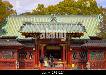 Japan, Tokyo, Nezu Shrine, shinto shrine, Stock Photo