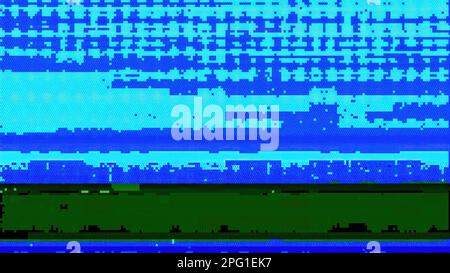 Color noise 8-bit glitch analog pixel artifacts Stock Photo - Alamy