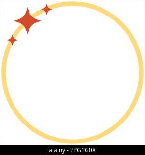 Round frame Stock Vector