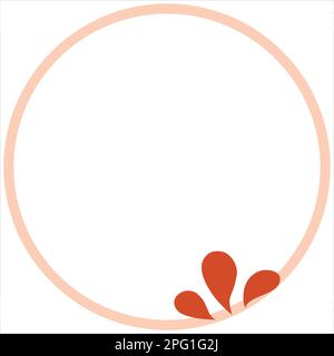 Round frame Stock Vector