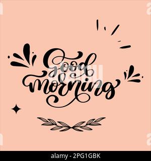 Good Morning Stock Vector
