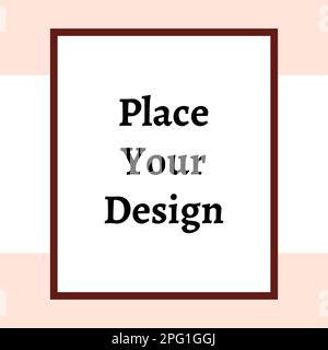 Frame mockup Stock Vector