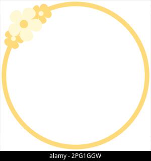 Round frame Stock Vector