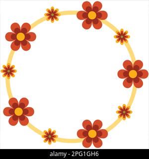 Round frame Stock Vector