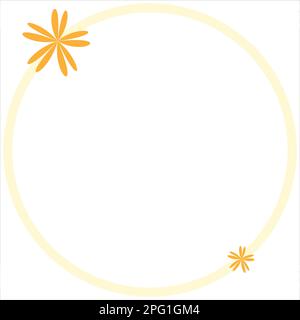 Round frame Stock Vector
