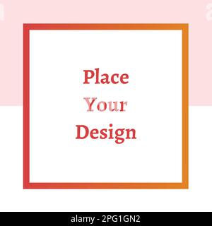 Frame mockup Stock Vector