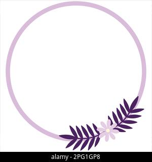 Round frame Stock Vector