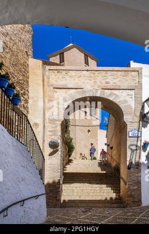 Iznajar, Cordoba Province, Andalusia, southern Spain. The town sits on ...