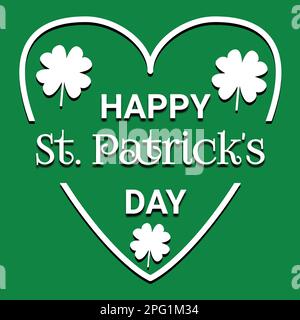 Happy St. Patrick's Day background, banner, greeting card. Wooden background  with clover, symbols of the holiday, with a place for your inscription  Stock Photo - Alamy