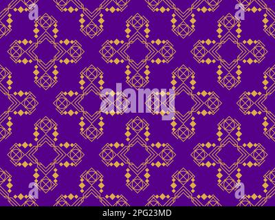 Line art seamless pattern in classic style. Vintage geometric linear style. Design template for wallpaper, wrapping paper, background for booklet and Stock Vector