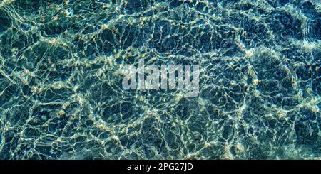 Sea Water Light Reflections Colorful Abstract Background Design Stock Photo