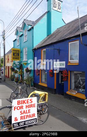 bikes for hire in Sneem county Kerry, Ireland Stock Photo