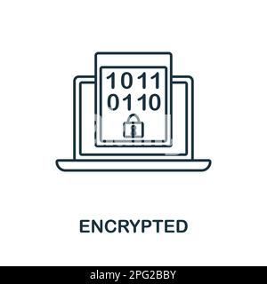 System Backup line icon. Simple element from internet security collection. Creative System Backup outline icon for web design, templates, infographics Stock Vector