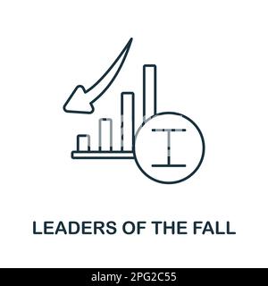 Leaders Of The Fall icon. Monochrome simple Leaders Of The Fall icon ...