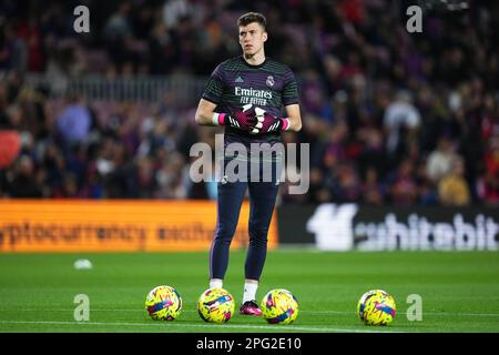 Luis Lopez of Real Madrid during the La Liga match between FC Barcelona and Real Madrid played at Spotify Camp Nou Stadium on March 19, 2023 in Barcelona, Spain. (Photo by Colas Buera / PRESSIN) Stock Photo