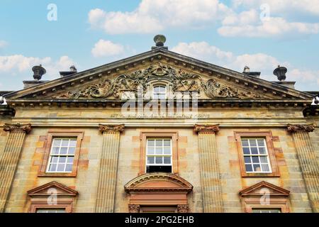 Boswell's Auchinleck House, an 18th century mansion designed by Robert Adam and Thomas Boswell, to be the family house of the Auchinleck Estate, Stock Photo