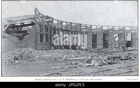 Regina Tornado June 30, 1912 Stock Photo