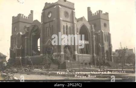 Regina tornado of 1912 Stock Photo