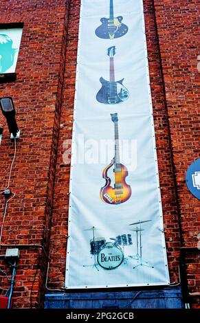 Beatles Museum, Mathew Street, Liverpool, England Stock Photo