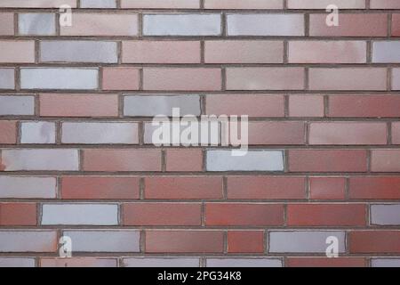 modern contemporary clinker brick wall background Stock Photo