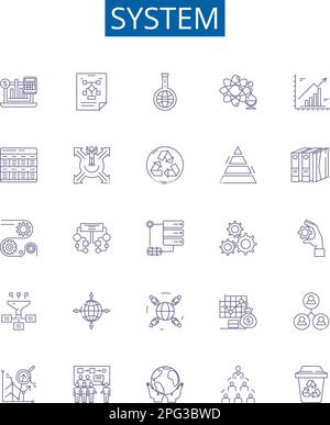 Framework and model line icons collection. Architecture, Blueprint ...