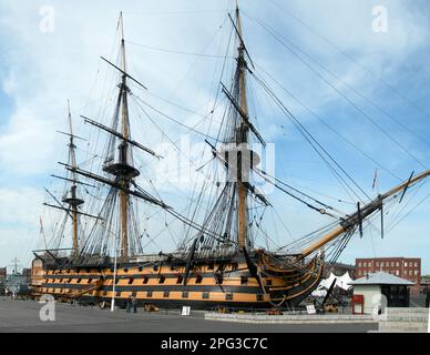 Around the UK - HMS Victory, Portsmouth, UK Stock Photo