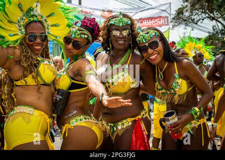 Carnival in Port of Spain, Trinidad, Republic of Trinidad and Tobago,  Southern Caribbean Stock Photo