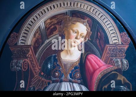 Fortitude, the earliest recorded masterpiece by Sandro Botticelli Stock Photo