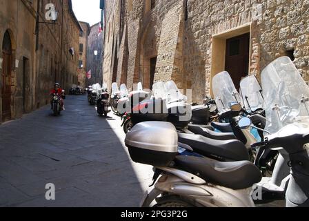 Motorcycles in Italy Stock Photo