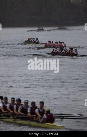 The Head of the River Race, against-the-clock rowing race held annually ...