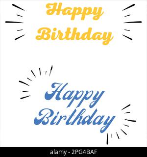 Happy birthday Stock Vector