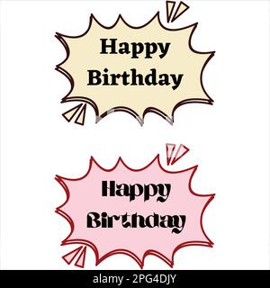 Happy birthday Stock Vector