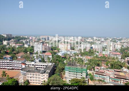 Green and clean Mangalore city located on the west coast of India Stock Photo