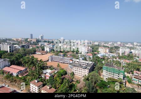 Green and clean Mangalore city located on the west coast of India Stock Photo